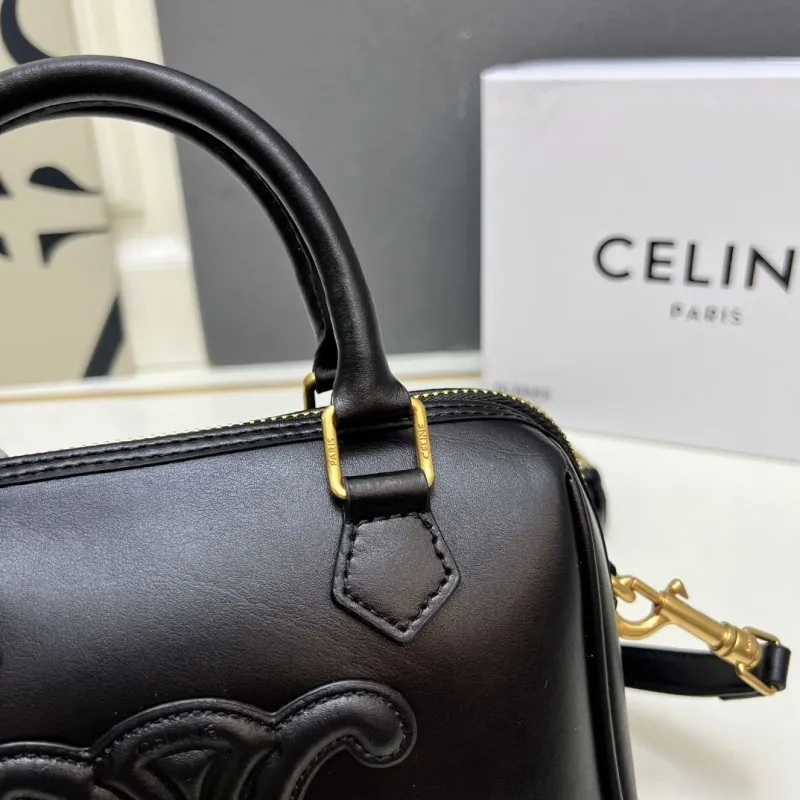 Celine Black Small Crossbody Boston Handbag TT133722 - Image 6