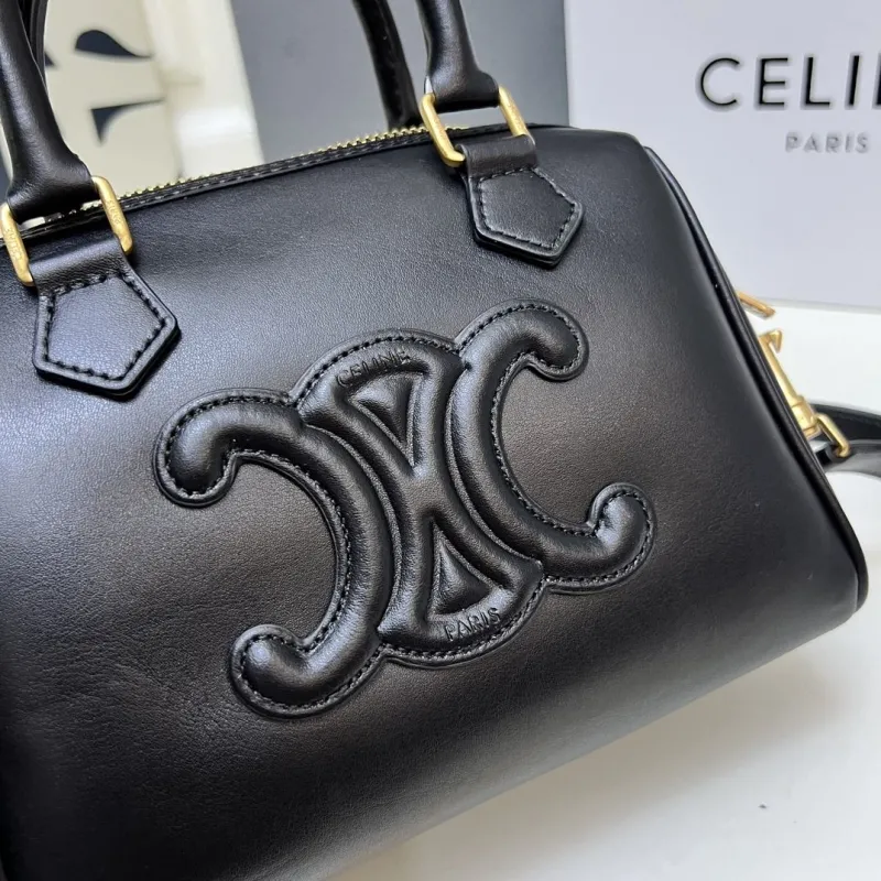 Celine Black Small Crossbody Boston Handbag TT133722 - Image 8