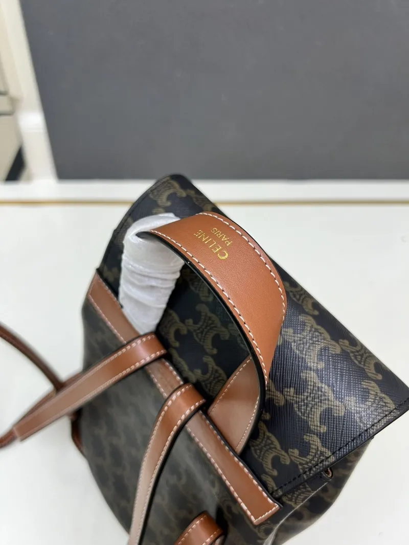 Celine TT118702 Brown Monogram Backpack Size 25-18-13 - Image 7