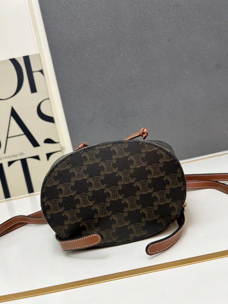 Celine TT118702 Brown Monogram Backpack Size 25-18-13 - Image 9