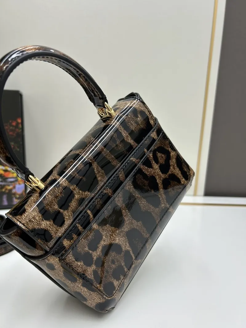 Dolce Gabbana Leopard Print Handbag 29 With Box - Image 6
