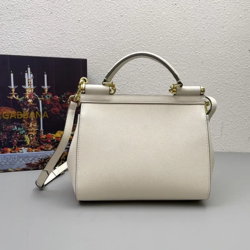 Alternative view of Dolce & Gabbana White Top Handle Crossbody Bag 213