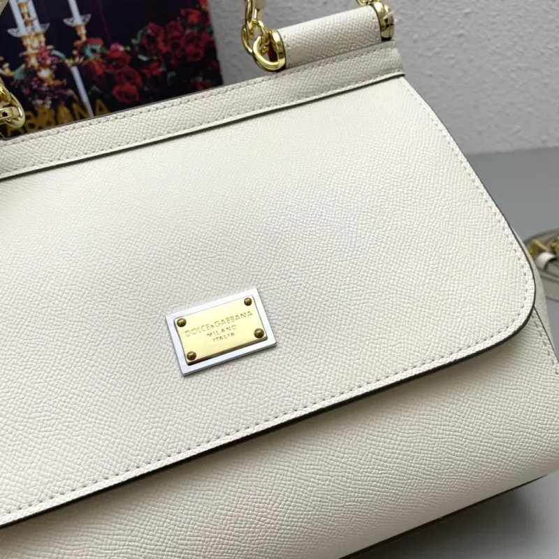 Dolce & Gabbana White Top Handle Crossbody Bag 213 - Image 4