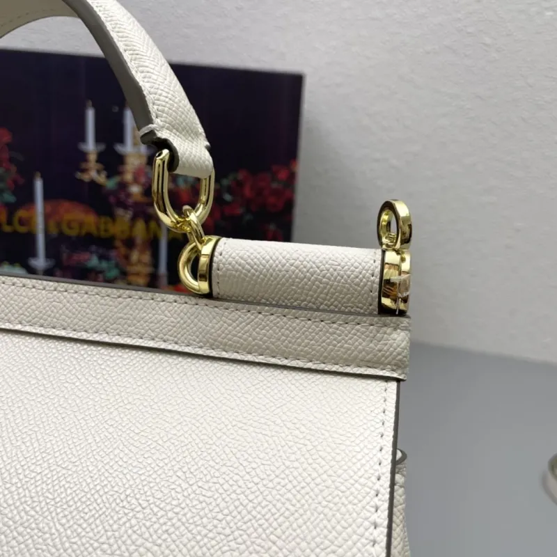 Dolce & Gabbana White Top Handle Crossbody Bag 213 - Image 5