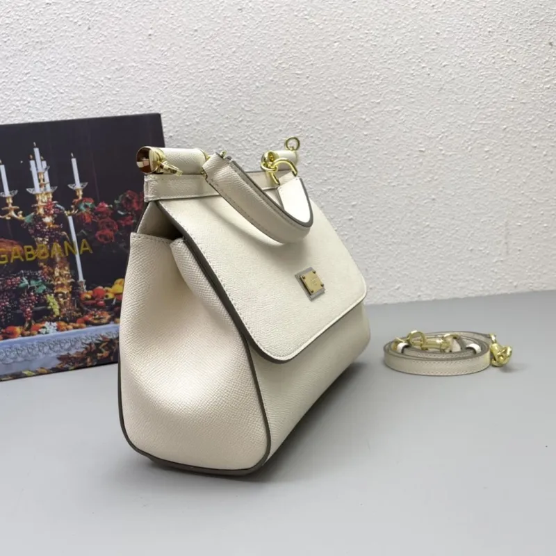 Dolce & Gabbana White Top Handle Crossbody Bag 213 - Image 6