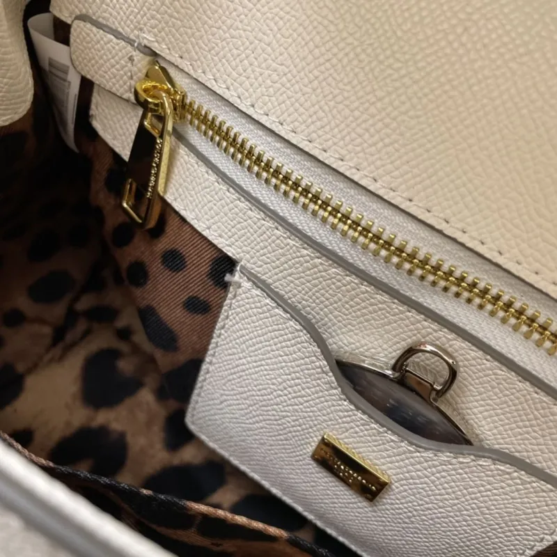 Dolce & Gabbana White Top Handle Crossbody Bag 213 - Image 9