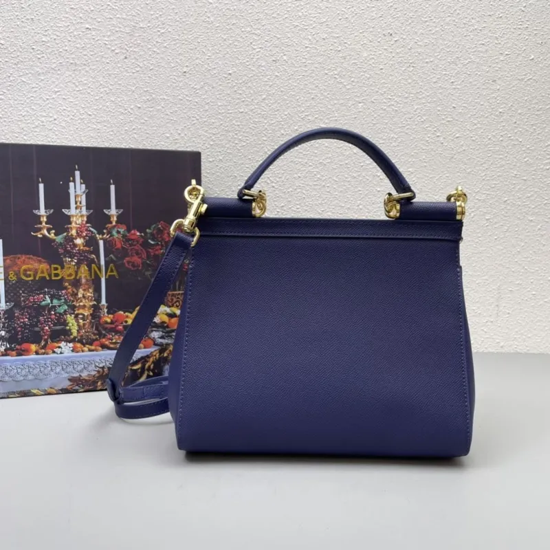 Alternative view of Dolce Gabbana Navy Blue Handbag 216