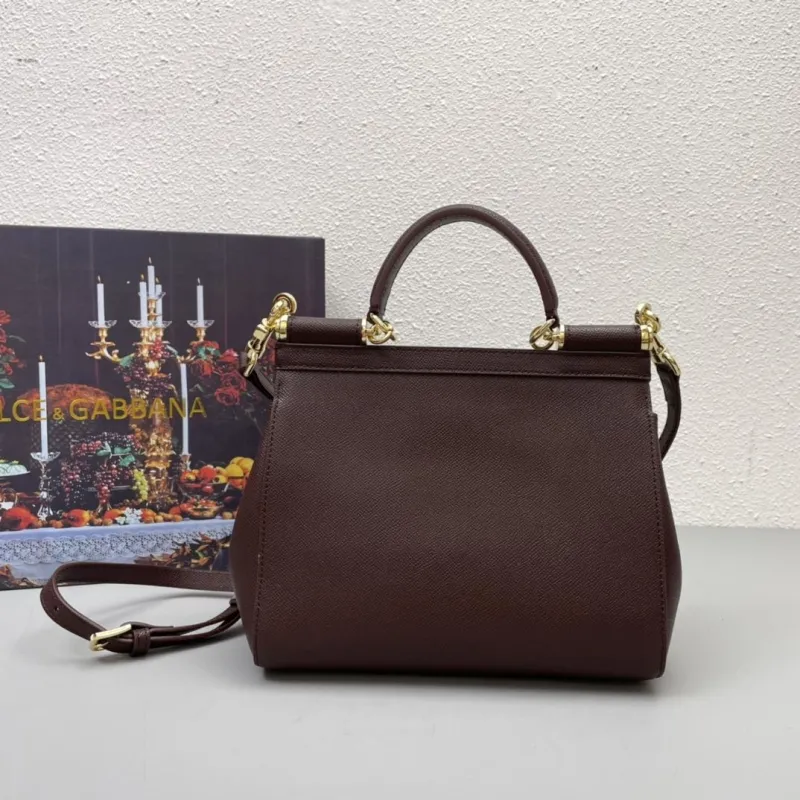 Alternative view of Dolce & Gabbana Brown Leather Handbag 217