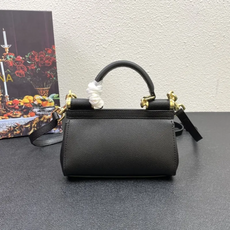 D&G Black Mini Crossbody Handbag 218 - Image 3