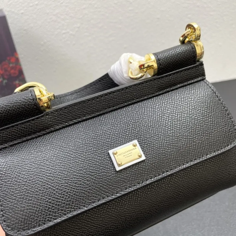 D&G Black Mini Crossbody Handbag 218 - Image 4