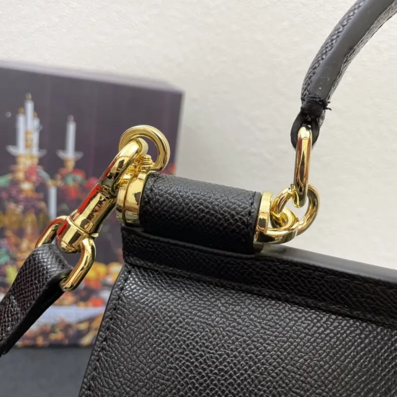 D&G Black Mini Crossbody Handbag 218 - Image 5