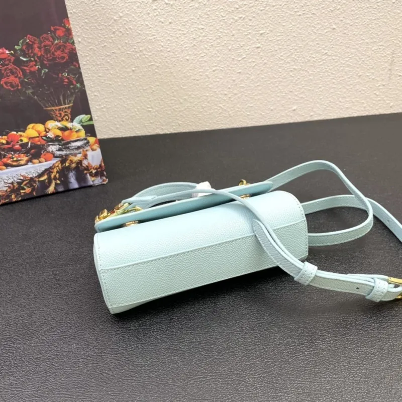 D&G Light Blue Mini Top Handle Crossbody Bag 219 - Image 6