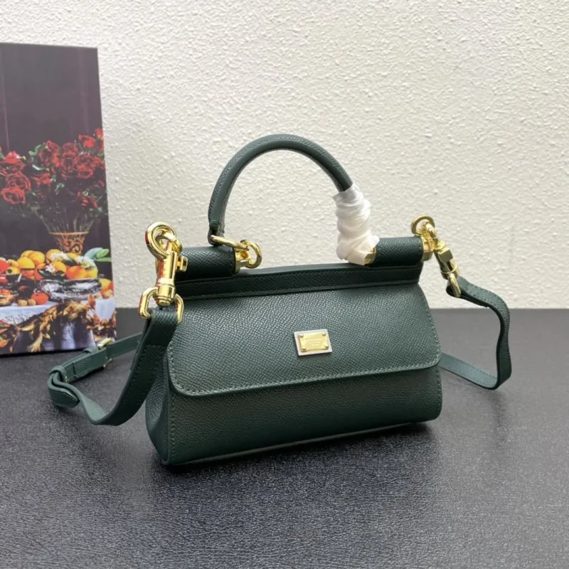 Alternative view of D&G Dark Green Mini Top Handle Crossbody Bag 222