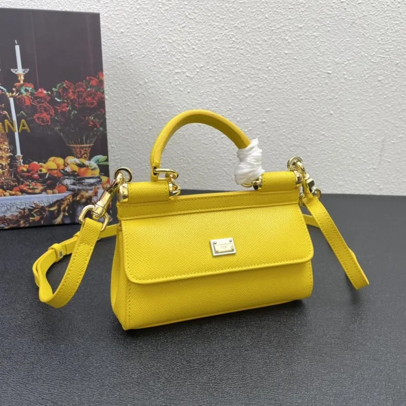 Alternative view of D&G Yellow Mini Top Handle Handbag 224