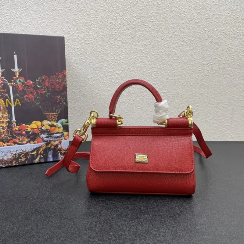 Dolce & Gabbana Red Mini Crossbody Handbag 226