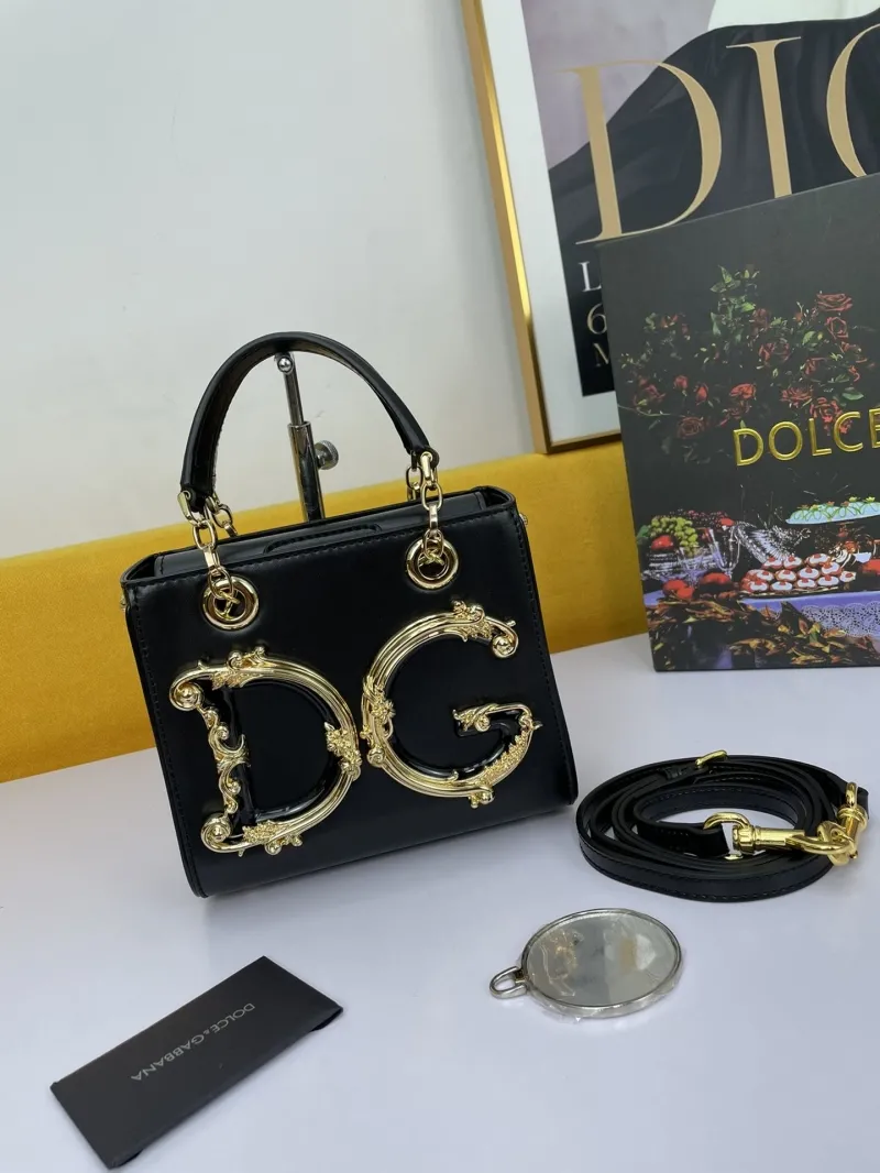 Dolce Gabbana Black Leather Handbag 229
