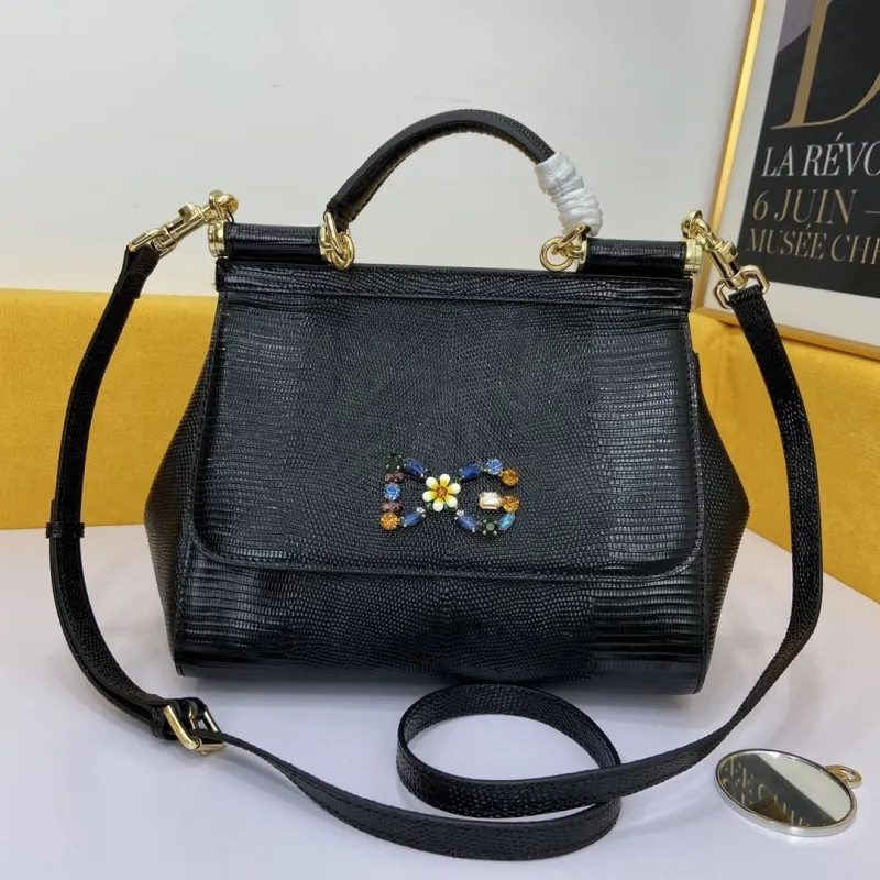 Dolce & Gabbana Black Leather Handbag 239