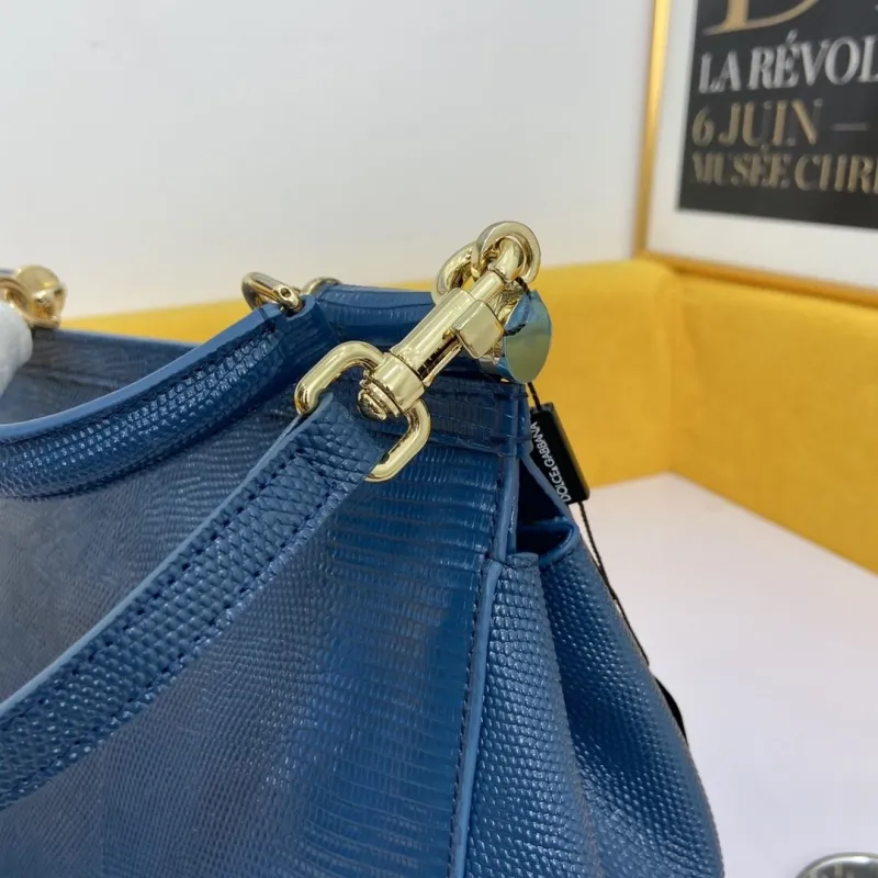 D&G Blue Crossbody Handbag 241 - Image 6