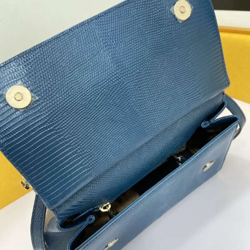 D&G Blue Crossbody Handbag 241 - Image 7