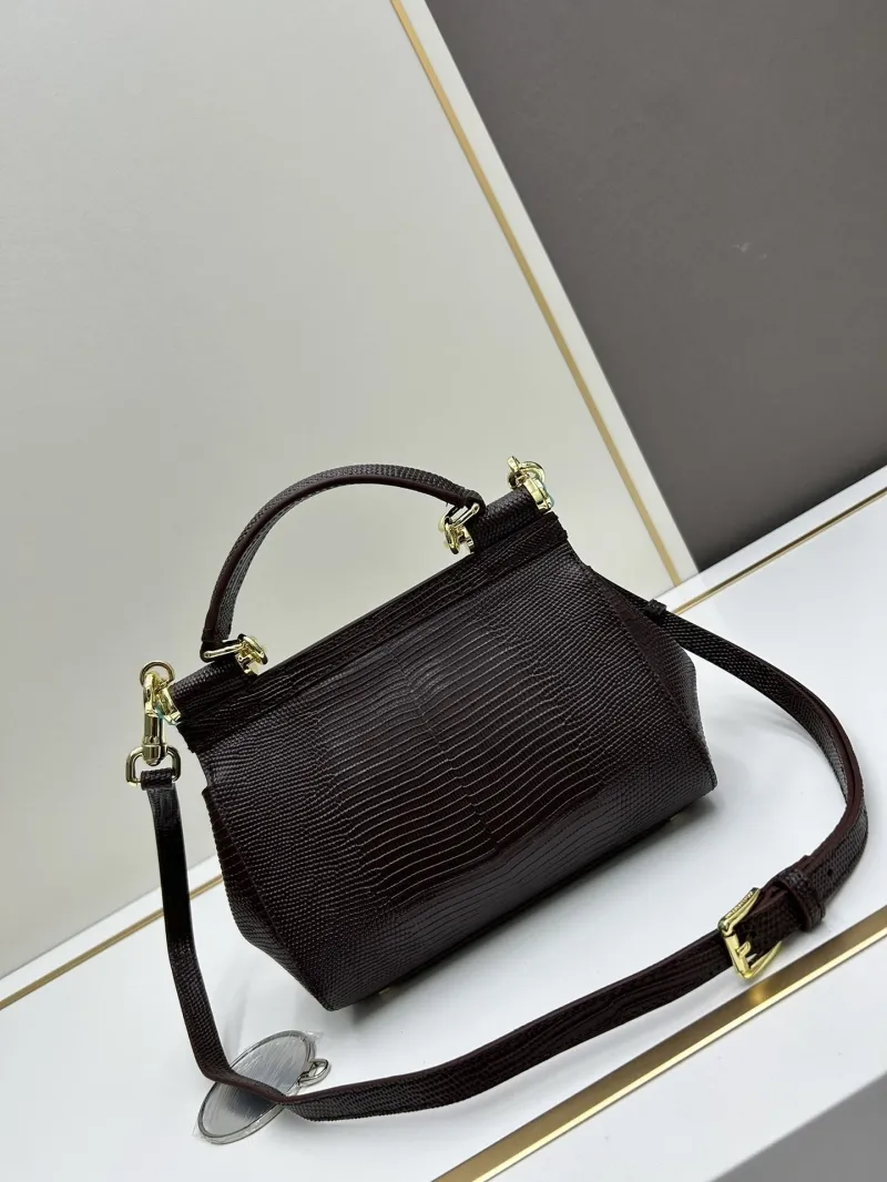 D&G Brown Lizard Crossbody Handbag 243 - Image 3