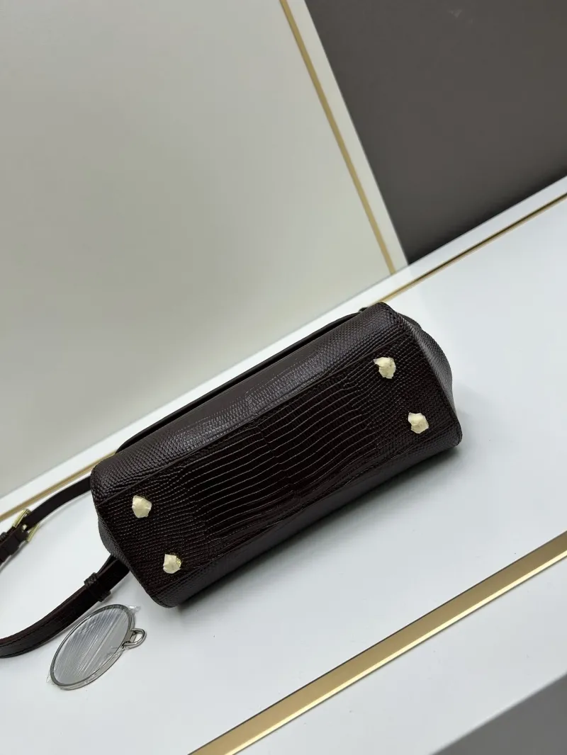 D&G Brown Lizard Crossbody Handbag 243 - Image 5