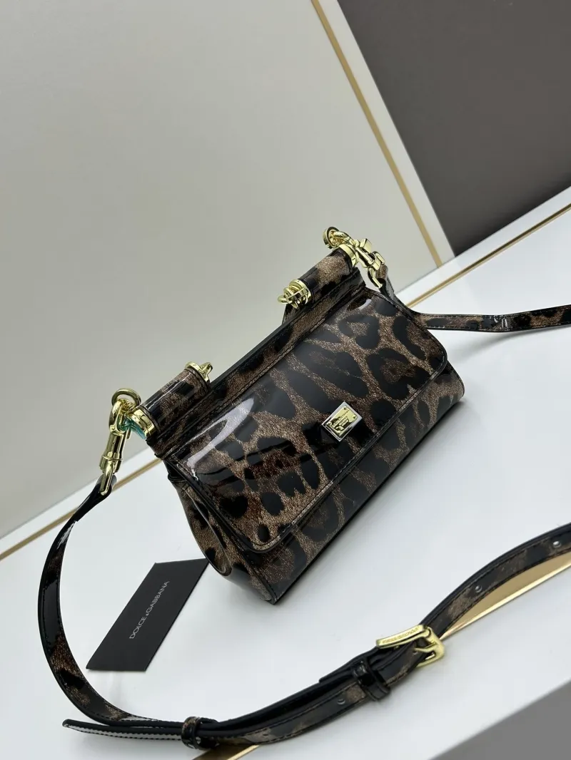 Alternative view of Dolce Gabbana Leopard Print Mini Crossbody Handbag