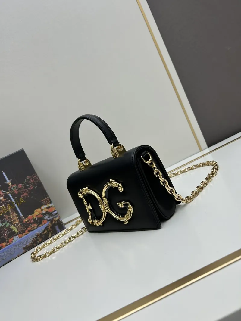 Alternative view of Dolce Gabbana Black Mini Chain Handbag