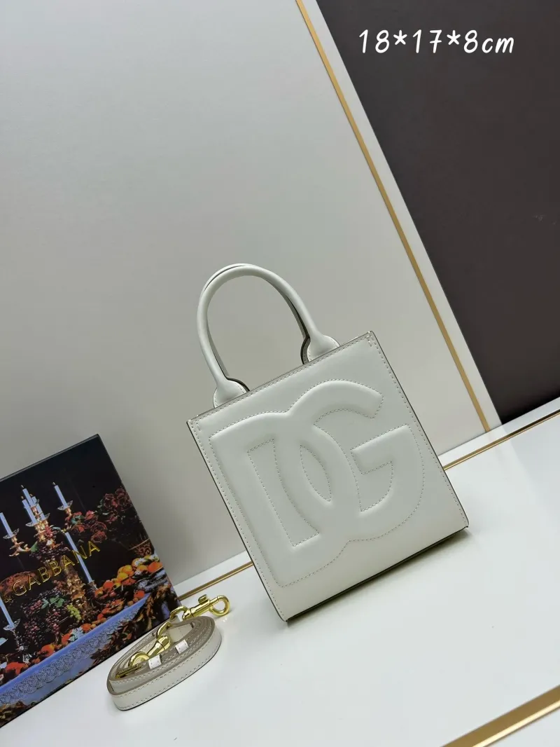 Dolce & Gabbana White Mini Tote Handbag 275