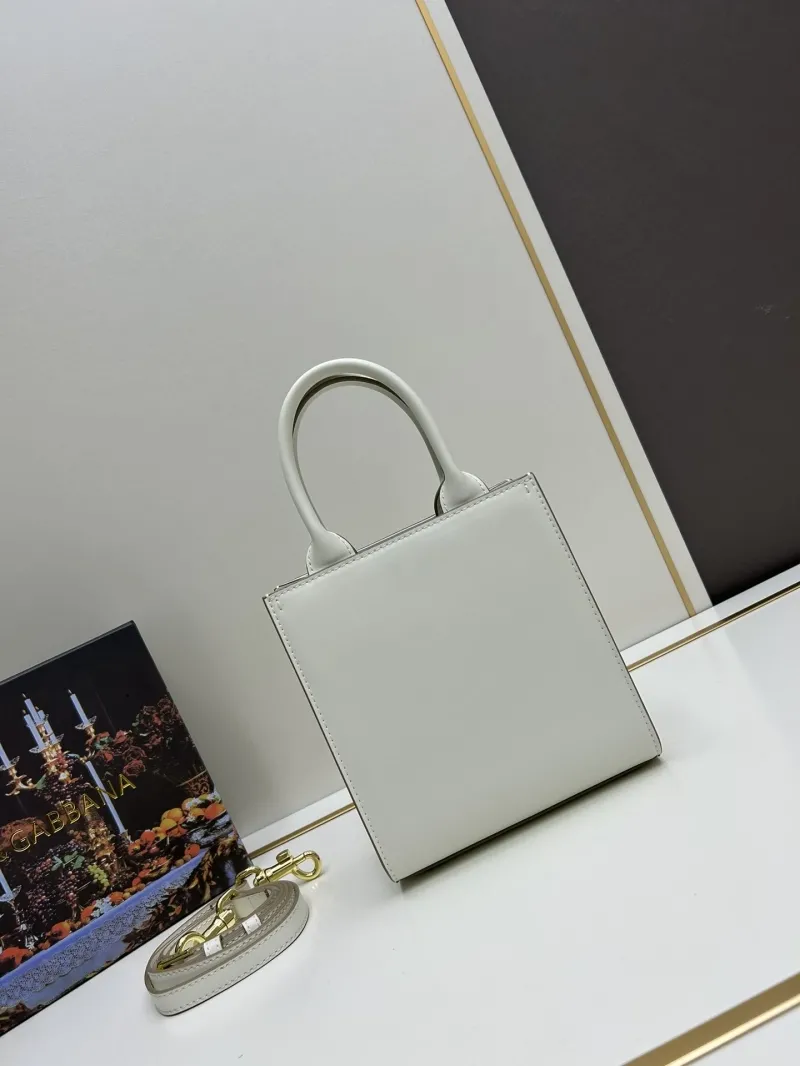 Dolce & Gabbana White Mini Tote Handbag 275 - Image 3