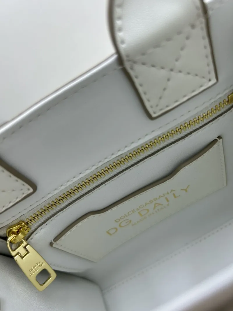 Dolce & Gabbana White Mini Tote Handbag 275 - Image 8