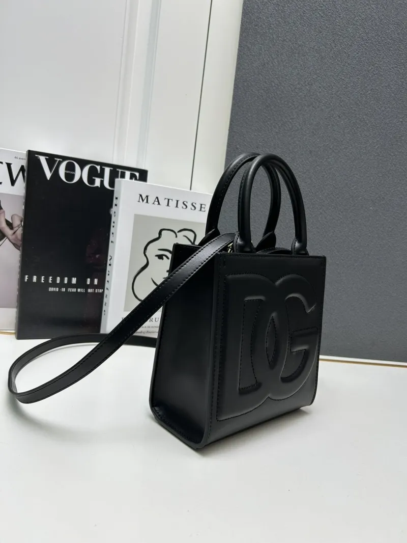 DG Black Mini Tote Crossbody Bag Style 281 - Image 3