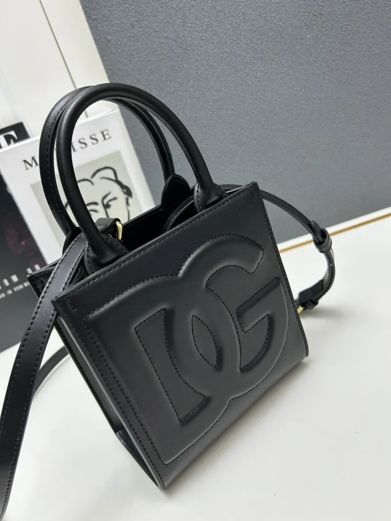 DG Black Mini Tote Crossbody Bag Style 281 - Image 4