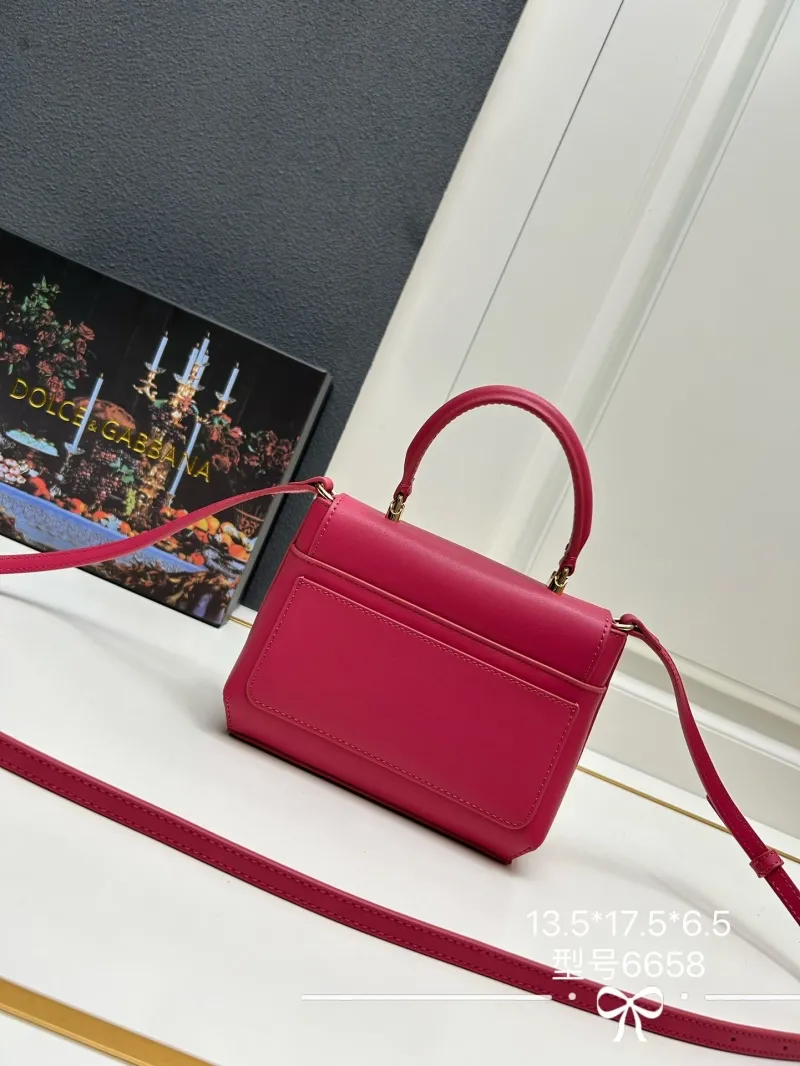 Alternative view of Dolce Gabbana Pink Top Handle Crossbody Bag 6658