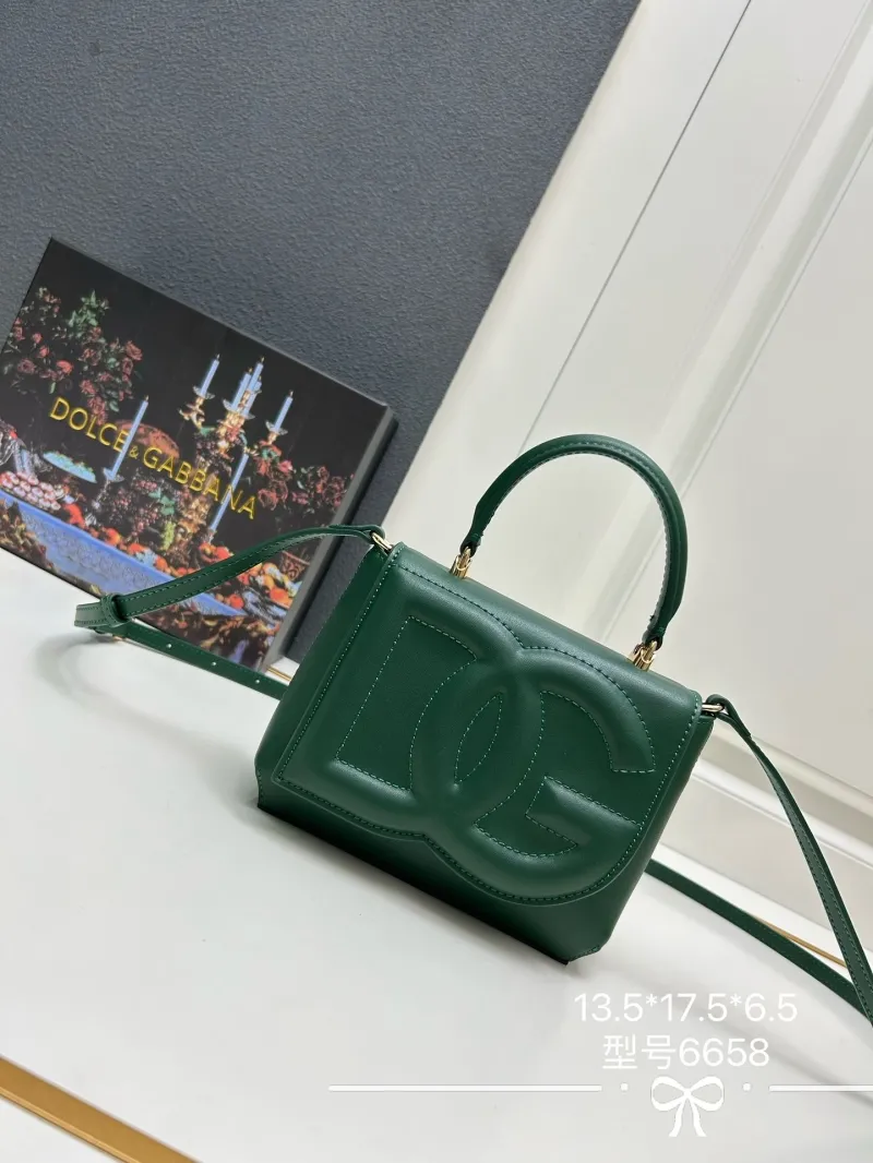Dolce & Gabbana Green Crossbody Handbag Model 6658