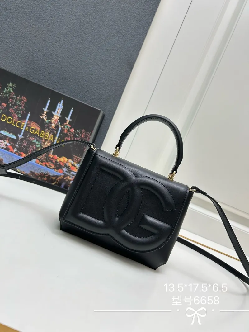 Dolce & Gabbana Black Crossbody Handbag Model 6658