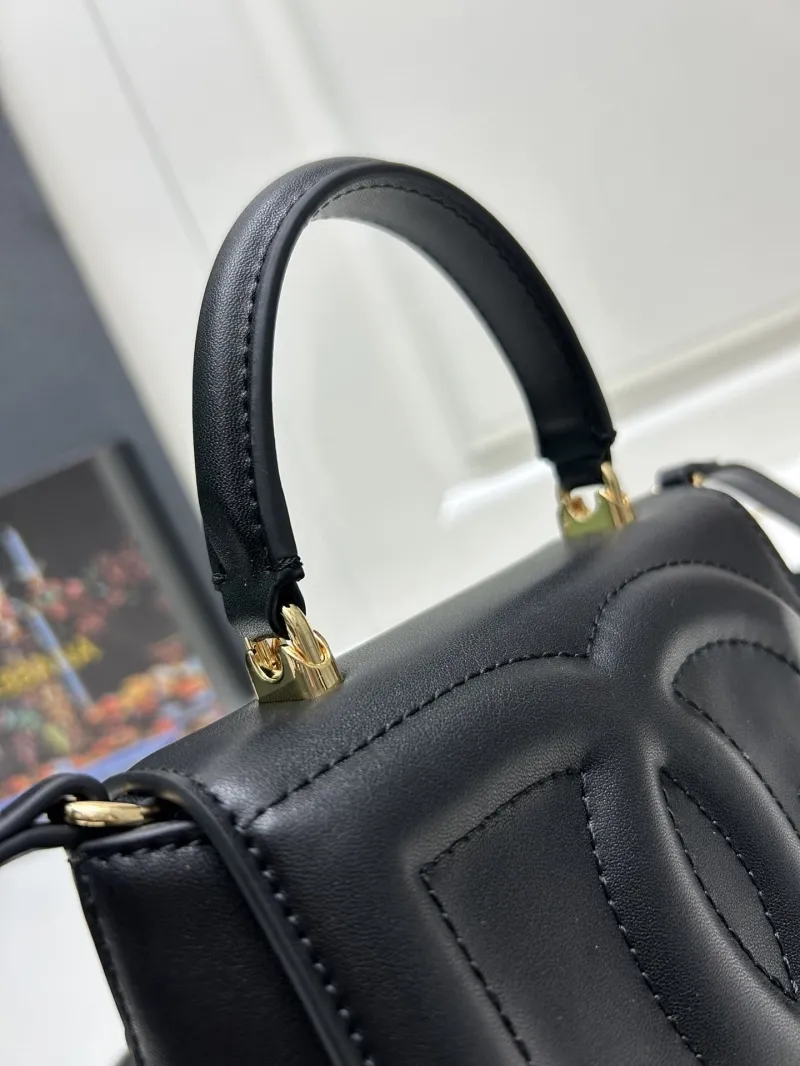 Dolce & Gabbana Black Crossbody Handbag Model 6658 - Image 5