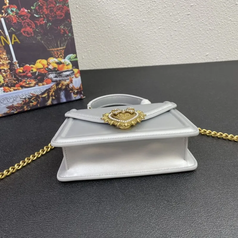 D&G Silver Handbag 323 Chain Crossbody Bag - Image 7