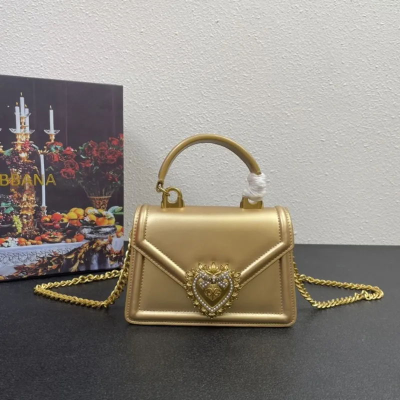 Dolce Gabbana Gold Handbag 326