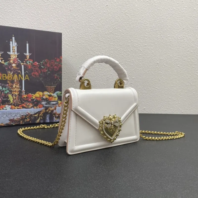 Alternative view of Dolce & Gabbana White Handbag 327