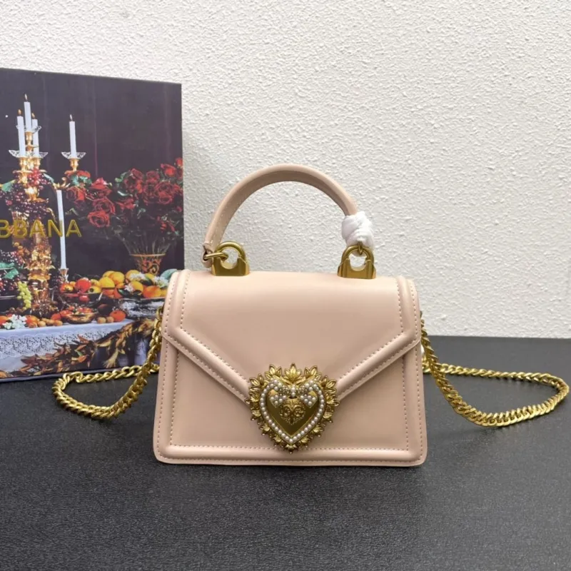 D&G Nude Pink Mini Chain Handbag 329