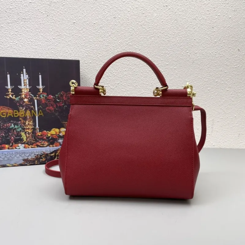 Alternative view of Dolce Gabbana Burgundy Handbag 336