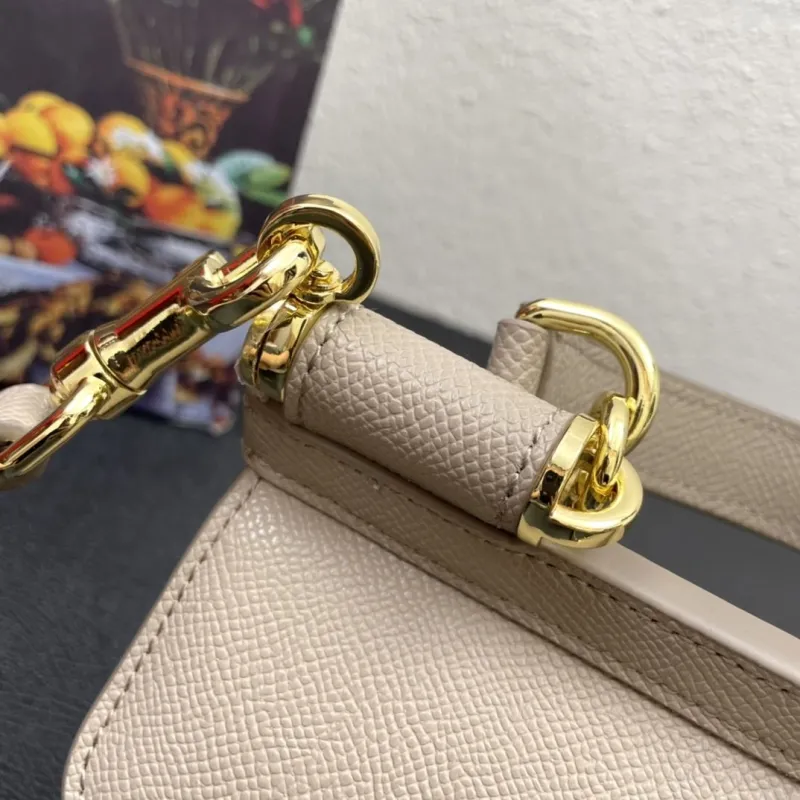 D&G Taupe Mini Top Handle Crossbody Bag 349 - Image 6