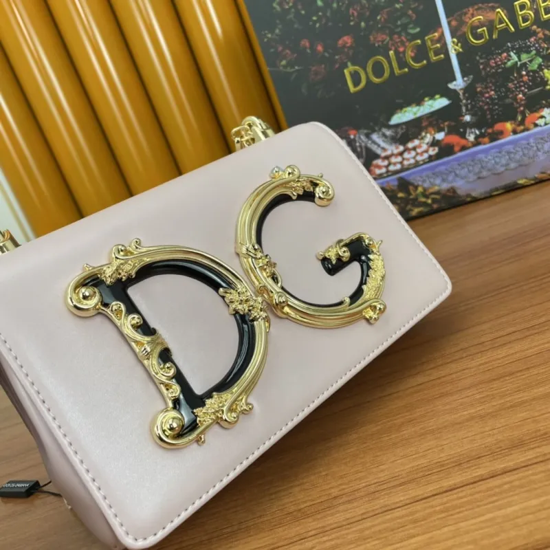 Dolce Gabbana Pink Chain Satchel Bag - Image 5