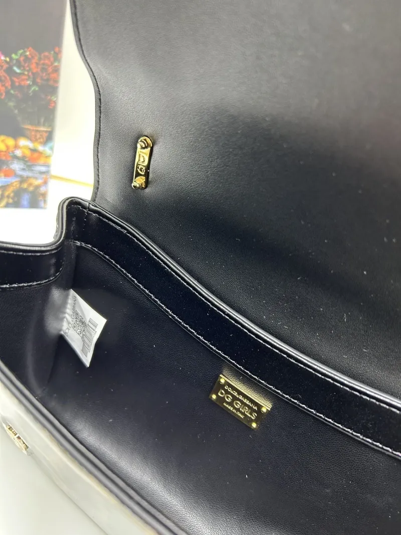Dolce Gabbana Leopard Print Chain Satchel Bag - Image 8