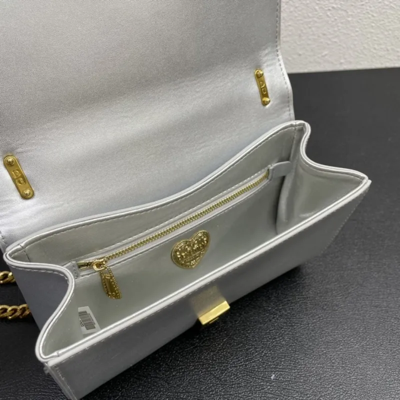 Dolce & Gabbana Silver Small 4152 Satchel Bag - Image 8