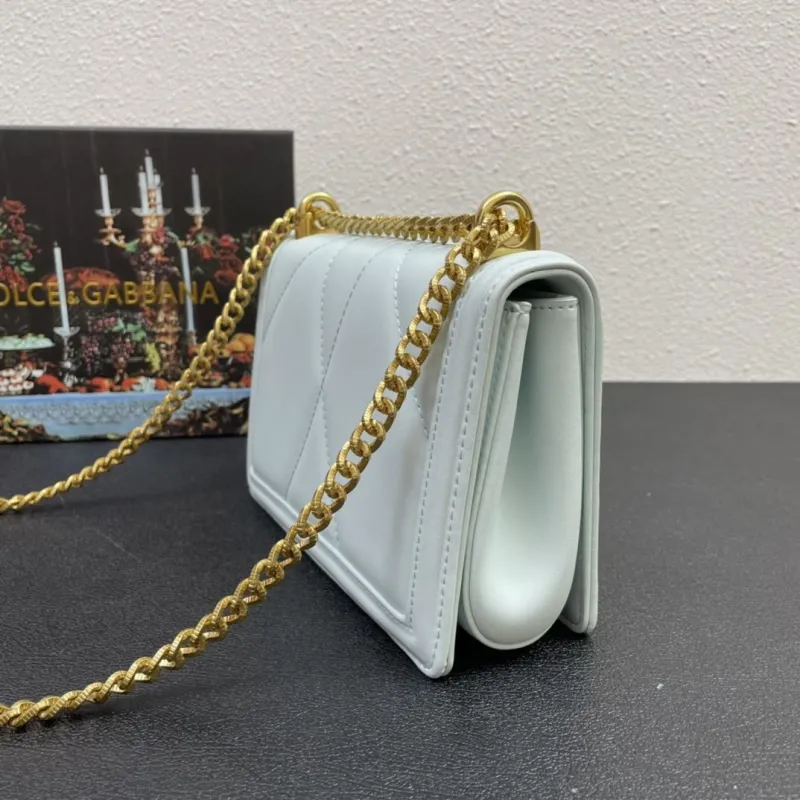 Dolce Gabbana 4152 Small Light Blue Shoulder Bag - Image 4