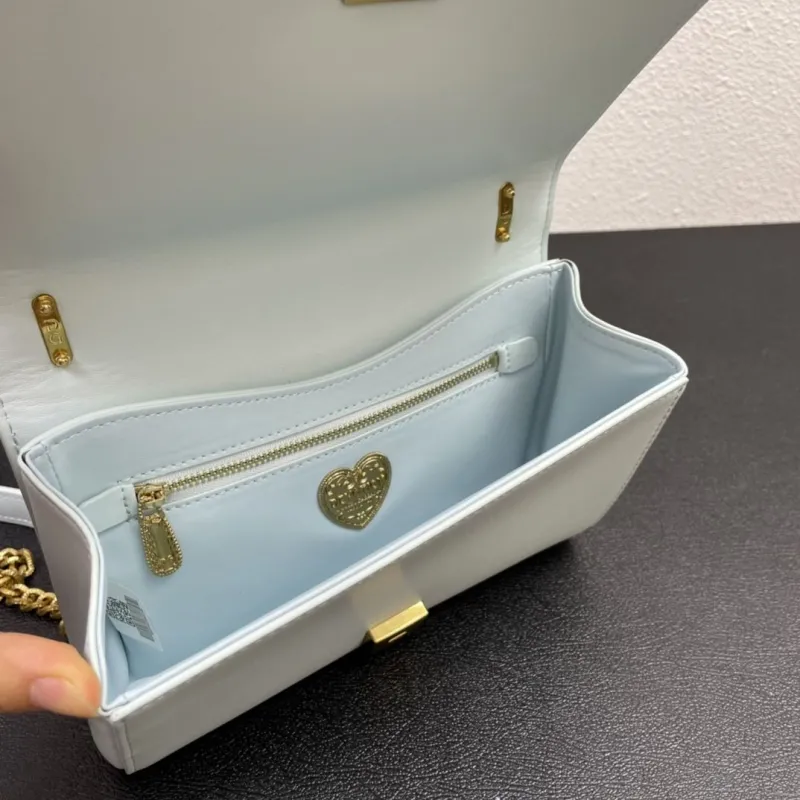 Dolce Gabbana 4152 Small Light Blue Shoulder Bag - Image 8