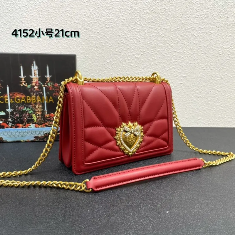 Alternative view of Dolce Gabbana 4152 Small Red Chain Satchel Bag