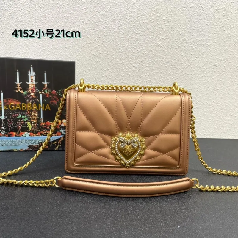 Dolce & Gabbana 4152 Small Bronze Satchel Bag