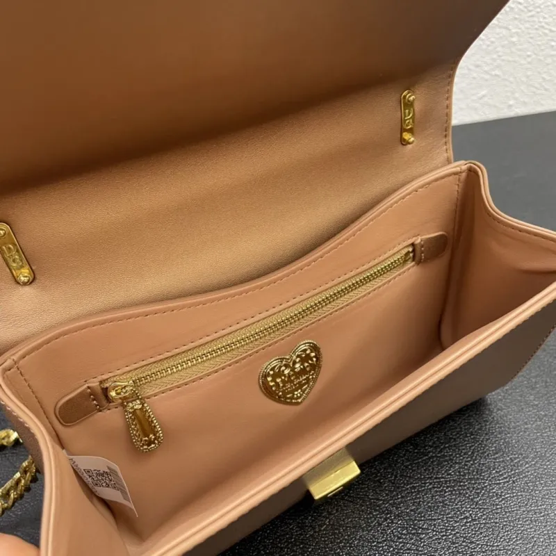 Dolce & Gabbana 4152 Small Bronze Satchel Bag - Image 8